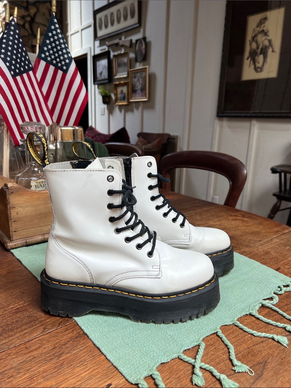 Dr. Martens Platform Combat Boots